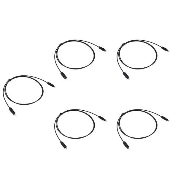 

5x tos optic fibre digital audio cable od2.2 for dvd power amplifier