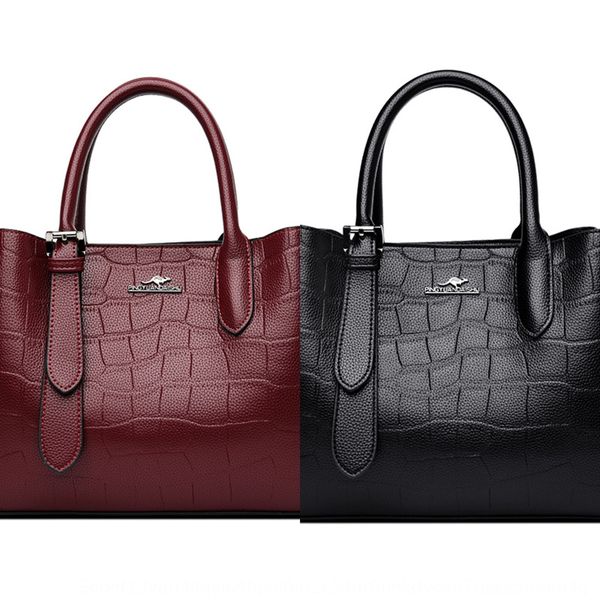 

ручная сумка кроссбодите ведро мешок среднего возраста мягкой кожаной женской 2020 нового все-матча руки handbaglarge емкости матери vozd7