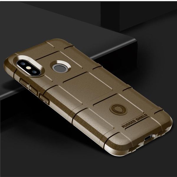 

full coverage luxury 3d box super armor phone case for redmi 6 pro cover shockproof silicone tpu cover