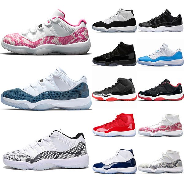

discount 11 pin navy snakeskin 11s concord 45 men women basketball shoes bred space jam gamma blue mens athletic sport sneakers size 36-47