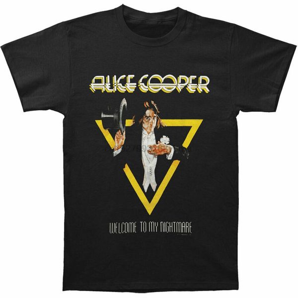 

alice cooper мужчины welcome to my nightmare футболка black