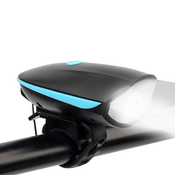 

1 pc bicycle lights with bell usb charging light bike horn headlight cycling useful ultra bright ip44 waterproof
