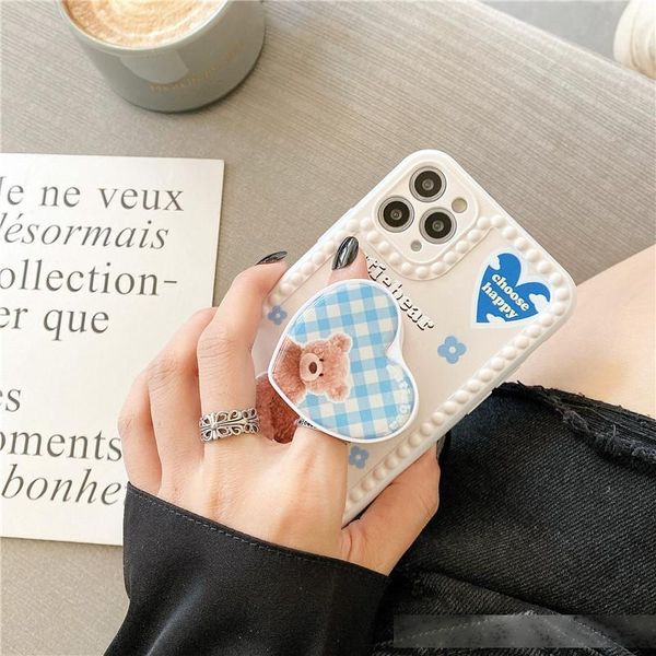 

lovely bear support soft case for apple apple 11promax phone case iphonexs drop-resistant xr female se for 7/8p