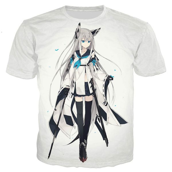 

new cool game azur lane 3d print shirts hentai anime hentai men clothing