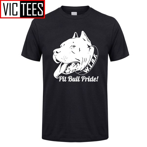 

men tees pride bully men round collar pit bull t shirt pitbull funny t-shirt design clothes