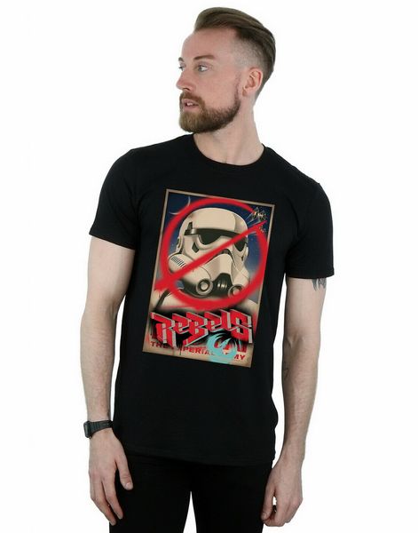 

men's rebels poster t-shirt streetwear funny tee shirt