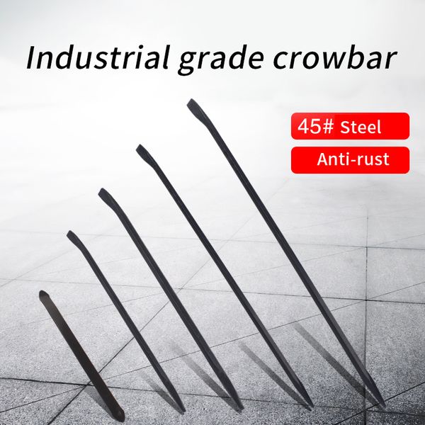 

industrial grade crowbar high carbon steel durable anti-rust multy size crowbar motorcycle tricycle bicycle tire removal tool