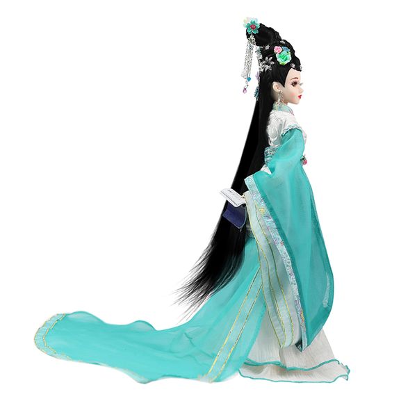 

14 inch chinese ancient doll 14 joints moveable chinese poetess doll kids toy