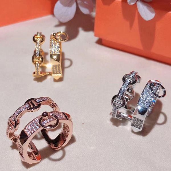 

lmyfashion jewelry s925 silver plated h-letter ring with zircon inlay and plating 18k luxurious and versatile fashion ball lady s ring