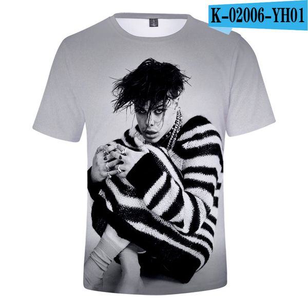 

yungblud black hearts club popular singer costume 3d print shirts kawaii anime anime men clothing