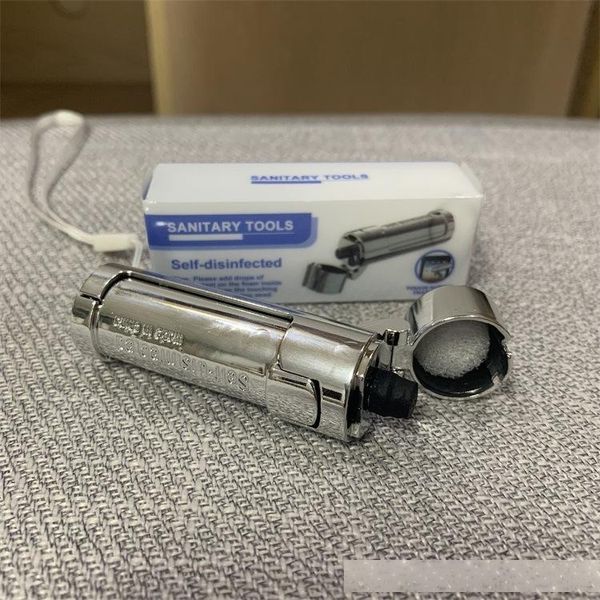 

sanitary tool for avoiding touch elevator button door handle protective contactless stick self-disinfected gadgets touch pen phone screen, Silver