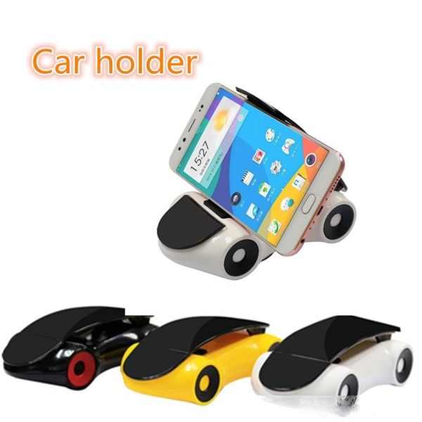 

car model phone holder stand universal 360 rotating adjustable car mobile phone holder with retail box 3 color