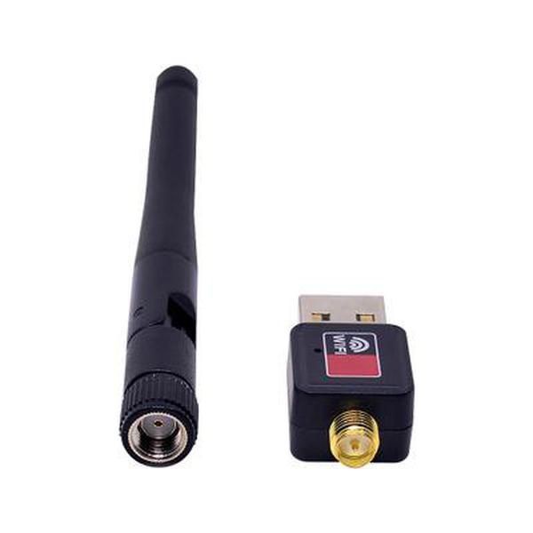 

2db with antenna 300m network card 150m wireless network card wifi receiver computer adapter usb2.0 with antenna mt7601