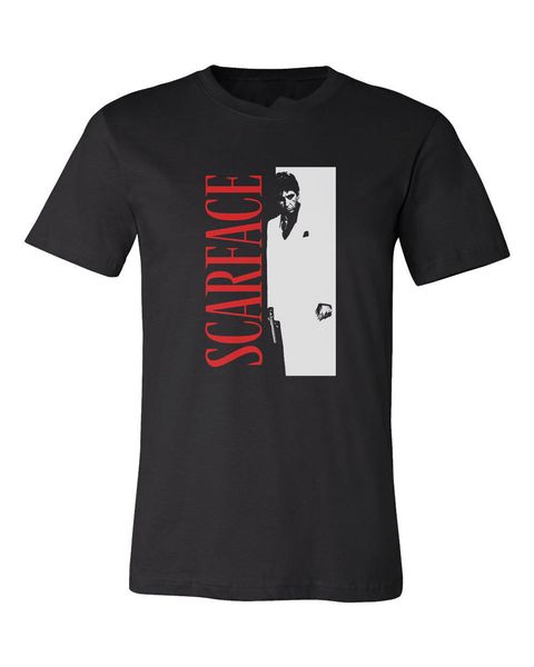 

scarface пользовательские мужская мода t-shirt мягкий tee brand new-black summer стиль casual wear tee shirt
