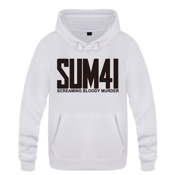 

sum41 music festival rock sweatshirts men 2018 mens hooded fleece pullover hoodies
