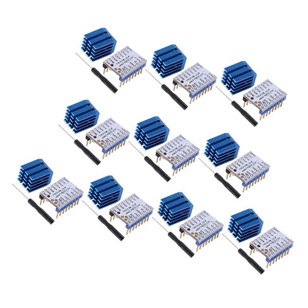 

10pcs pcb 3d printers tmc2130 stepper motor driver board module high-subdivision