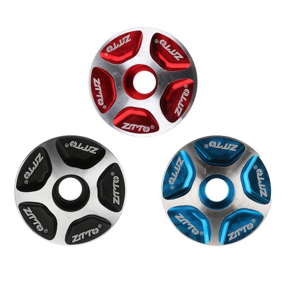 

3 pieces 1 1/8\" aluminum alloy headset cap threadless stem cover