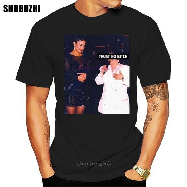 

селена кинтанилья trust нет bitch t shirt мужчины прохладный с коротким рукавом футболка мужчины бренд teeshirt мужчин летом хлопка футболку