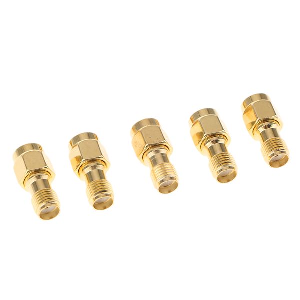 

sma male to female connectors, rf coax radio antenna adapters (pack of 10