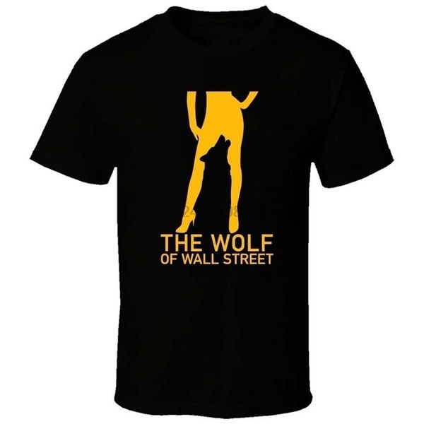 

funny t shirt the wolf of wall street o-neck short-sleeve leisure men's tee