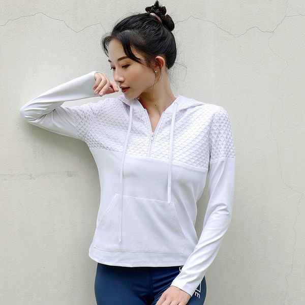 

20 autumn and winter new sports casual outdoor fitness coat coat sweater coathooded pocket loose sweater yc8wr