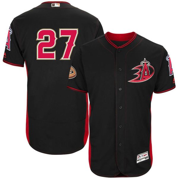2020 Throwback Los Angeles Anaheim Mike Trout Jersey Mo Vaughn Tim Salmon Shohei Ohtani Tyler ...
