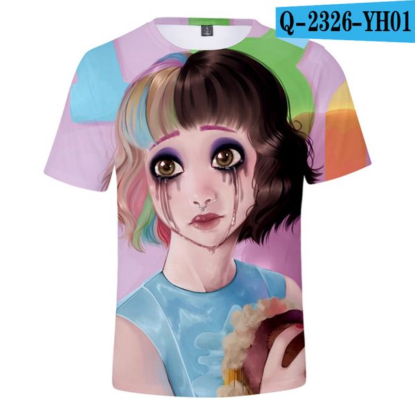 

cry baby melanie martinez cotton elling brand 3d print shirts hentai hippie graphic men clothing