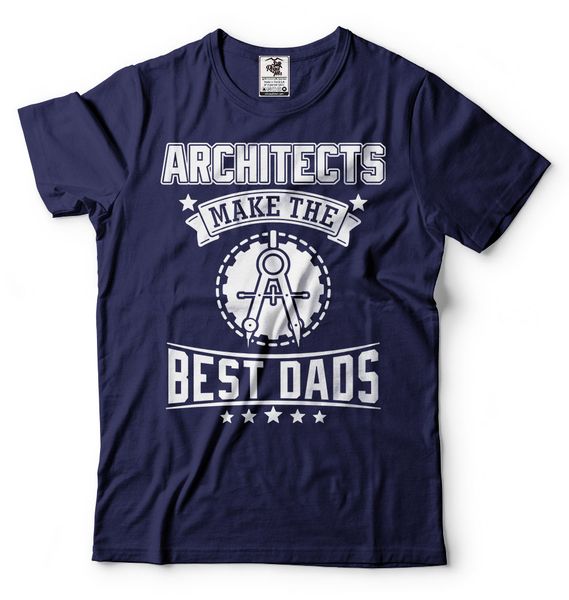 

2019 fashion summer style gift for architect dad architects make the dads baby announcement t-shirt tee shirt