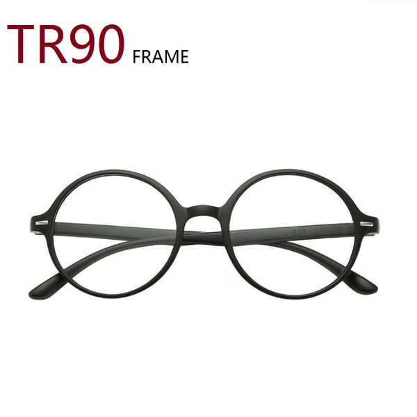 

women's round reading glasses presbyopia men women ultra light tr90 frame fashion eyeglasses female 1.0 1.5 2.0 2.5 3.0 3.5 4.0, White;black