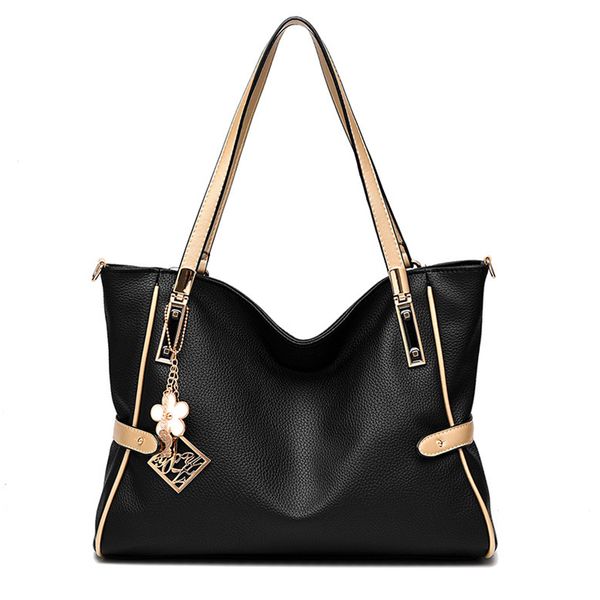 

мода кожаных сумок европейских простых женщин tote сумка с цветком плеча сумки feminino конструктора pu crossbody new h024