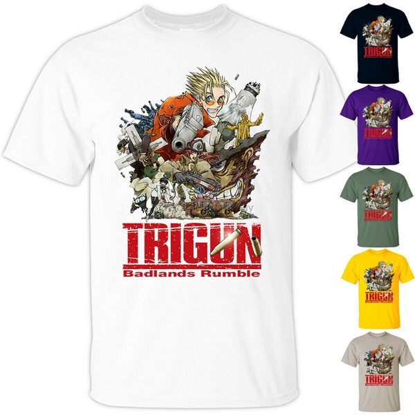 

anime trigun badlands rumble v2 s nishimura t shirt white all sizes s 5xl