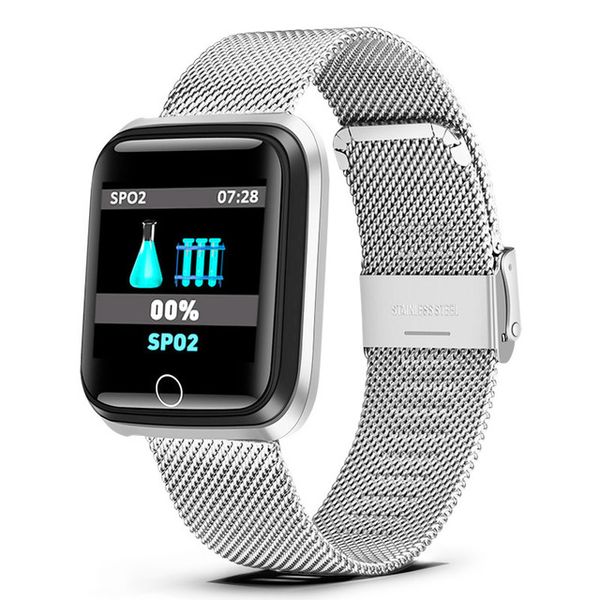 

fashion smartwatch men women heart rate monitor blood pressure tracker fitness tracker sport waterproof smart watch for iphone