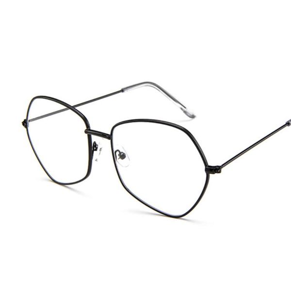 

uv400 frame mirror women glasses ocean sunglasses design female vintage metal polygonal glasses lens brand sun oculos color ocmvu pingtoy