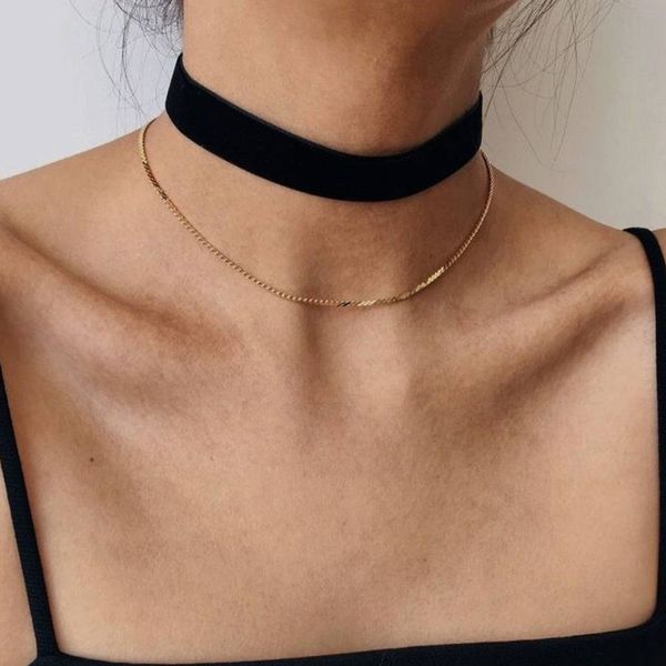 

titanium steel choker snake bone thin short chain necklace, Silver