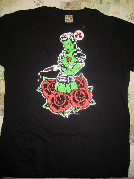 

c zombie nurse mens too fast t-shirt