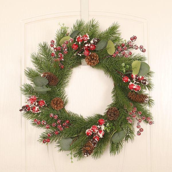 

decorative wreath pe red fruit eucalyptus wreath jewelry wall hanging rattan decorative wall hanging handmade jewelry le19p