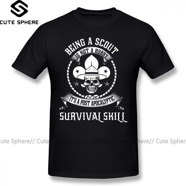 

boy scout t shirt being a scout t-shirt man short sleeves tee shirt funny fashion xxx cotton print tshirt