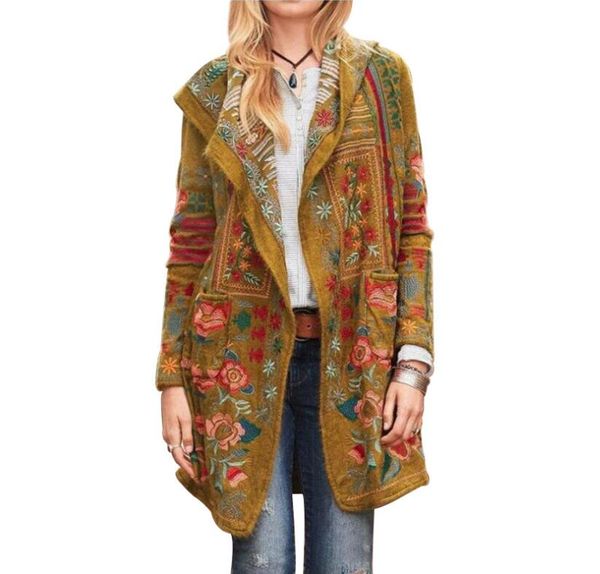 

women outwear skinny plus size blouse jackets coat flower print blusas vestidos costume female long sleeve winter casul coat lsk1218, Blue;gray