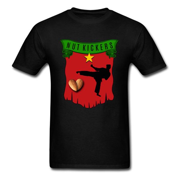 

printed nut kickers shirt funny t shirts for men rife muay thai tshirt taekwondo lover clothes cotton black tees no fade