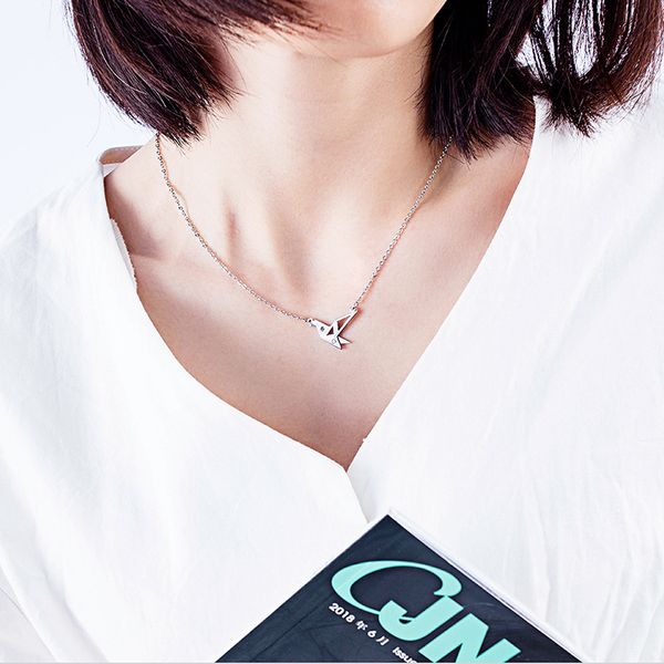 

pendant necklaces thousand paper cranes necklace fashion casual exquisite girl flying towards the dawn of om jewelry, Silver