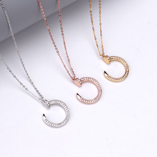 

delicate kolye pendant necklace curved crescent moon necklace double chain gold women necklace, Silver