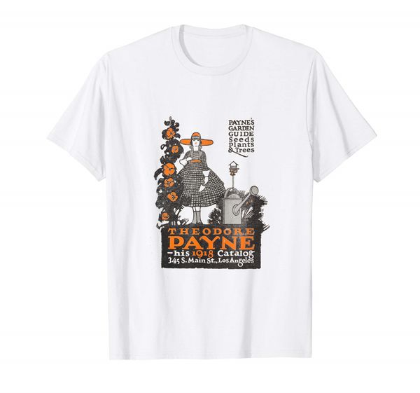 

antique garden seeds plants trees guide catalog boho drawing t-shirt