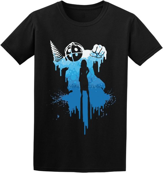

big daddy bioshock rapture elizabeth video game inspired tee t shirt s-2xl hip-hop t-shirt