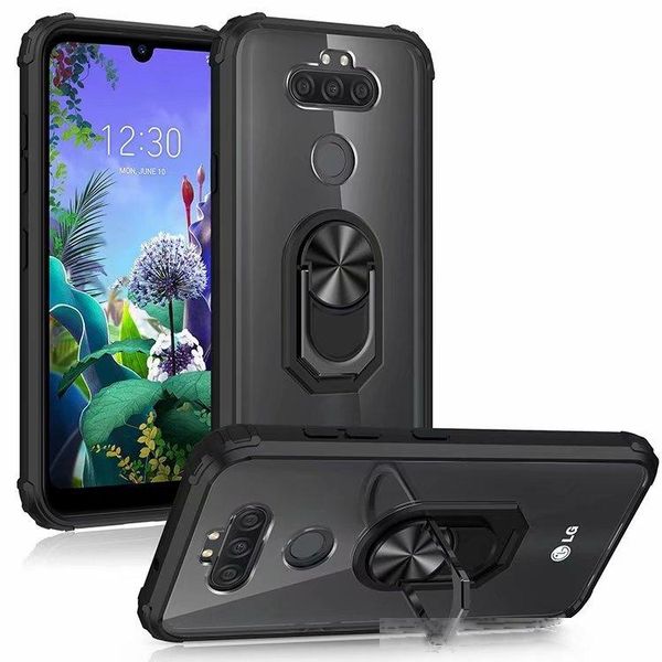 

rugged shockproof phone case for lg aristo 5 k51 stylo 6 magnetic kickstand clear case for moto g fast e7 g stylus