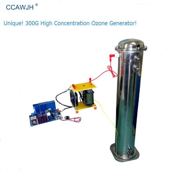 

new 300g/h silica tube ozone generator generador de ozono water cooled for pollution treatment + ing