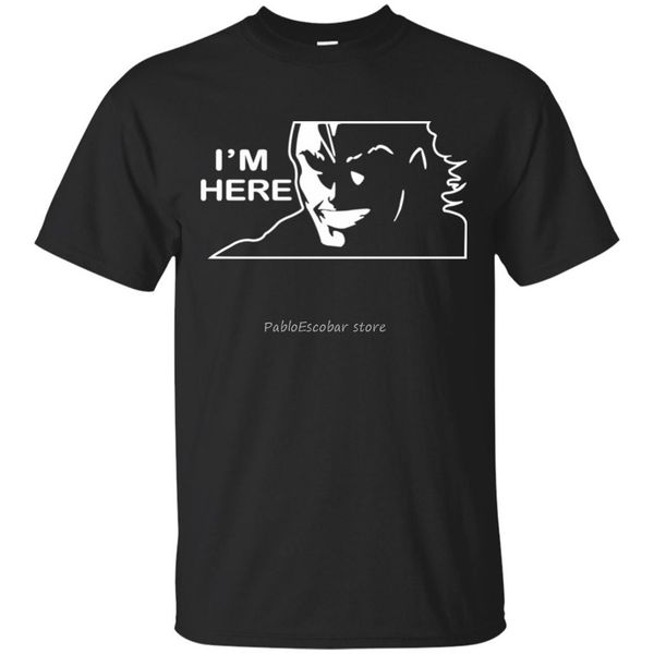 

men cotton t-shirt all might t-shirt boku no hero my academia shirt i'm here tee s m l xl 3xl loose plus size tee shirt
