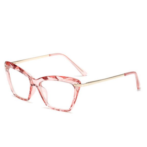 

sunglasses fashion myopia optical lens glasses women 2021 trendy metal frames eyeglasses men classic clear lenses vision care spectacles, White;black