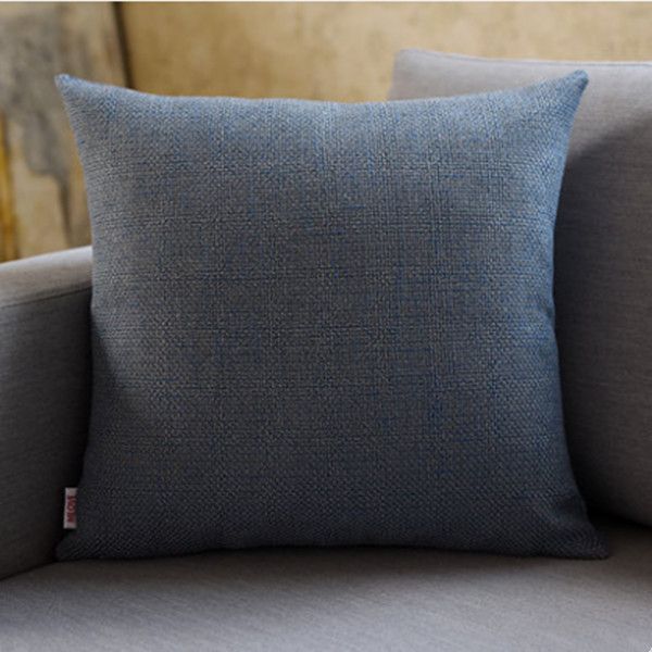 

brilliant decorative pillow covers supersoft striped falx pillowcase cushion cover for chair, cyan (20 x 20inch)6pc