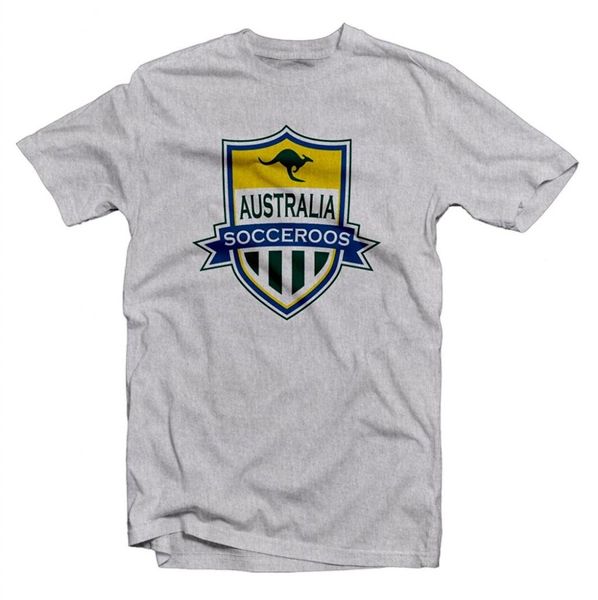 

new summer tee shirt australia socceroos soccers badge footballer printed tee funny t-shirt