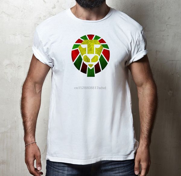 

retro reggae dub music zion lion jamaica jamaican rasta t-shirt tee 2020 t shirt men punk cotton t shirt